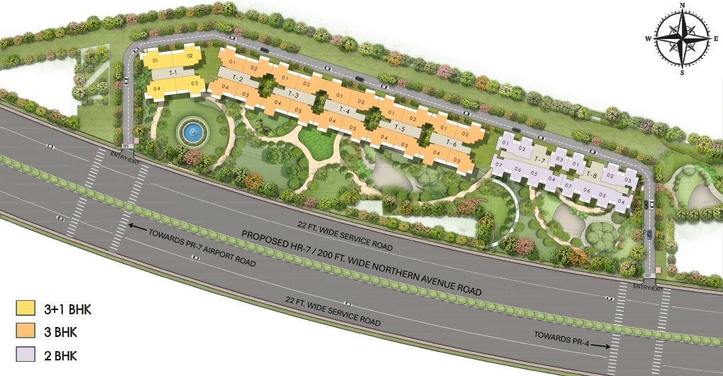 Jubilee Imperia Sector 21 New Chandigarh site plan