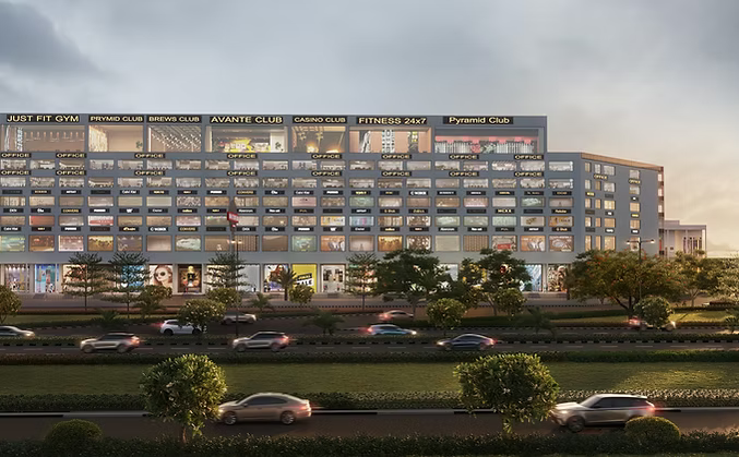 Mohali City Centre STJ Group commercial showrooms Airport Road Mohali