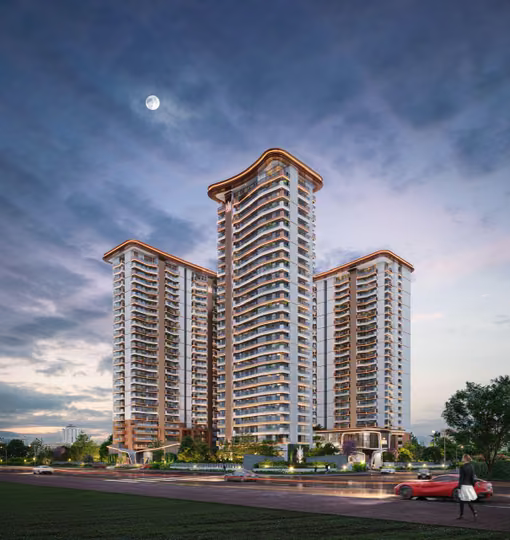 The Tiara New Chandigarh luxury apartment balcony view
